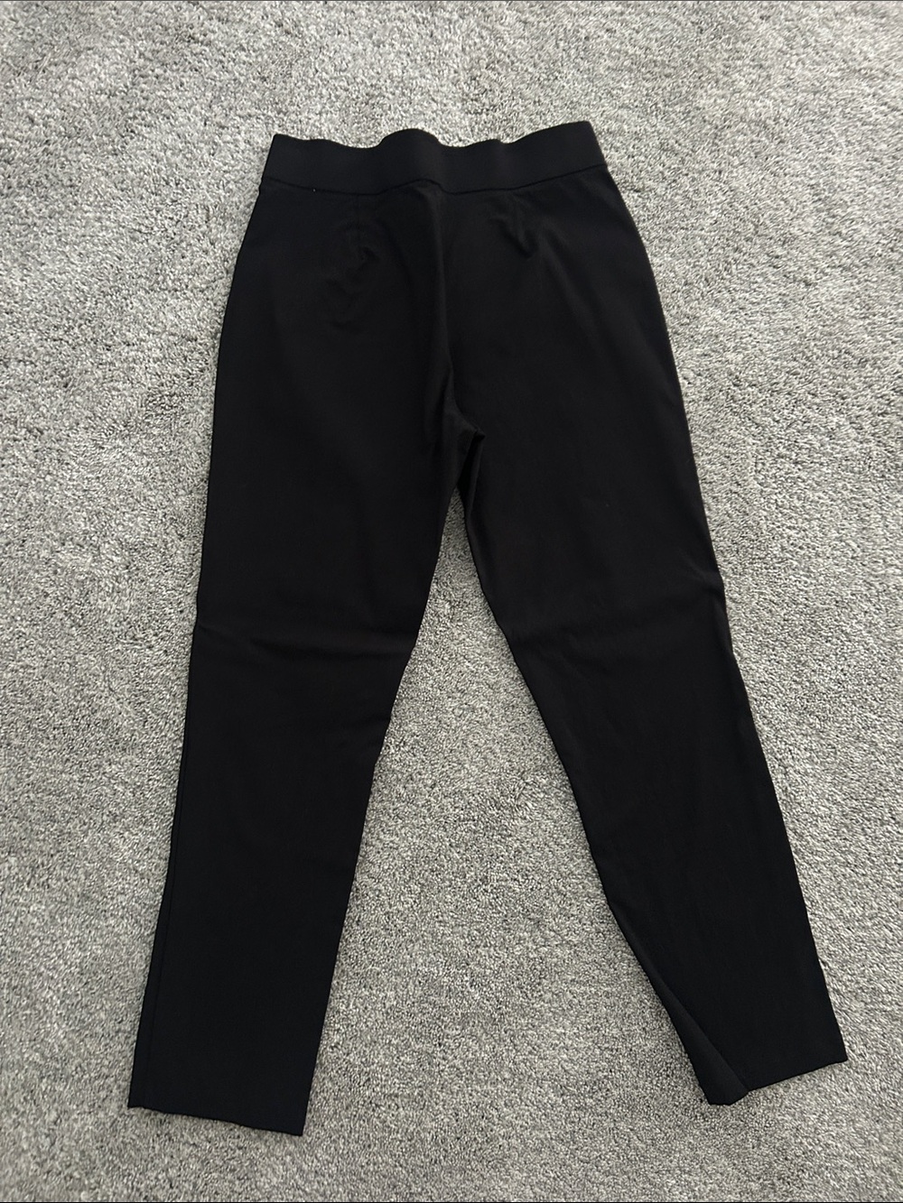 Sleek Black Slim Ponte Ankle Pants - Picture 3 of 3